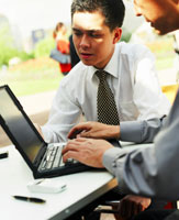 Training on laptop